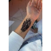 Geçici Gladyatör Ve Saat Figürlü Dövme Tatto