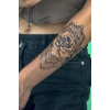 Geçici Gül Figürlü Dövme Tatto