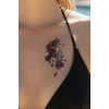 Geçici Gül Figürlü Dövme Tatto