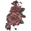 Geçici Gül Figürlü Dövme Tattoo