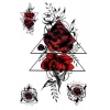 Geçici Gül Figürlü Dövme Tattoo