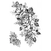 Geçici Gül Figürlü Dövme Tattoo