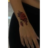 Geçici Gül Figürlü Dövme Tattoo