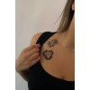 Geçici Gül Figürlü Dövme Tattoo