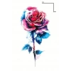 Geçici Gül Figürlü Mini Dövme Tattoo