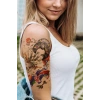 Geçici Kadın Modelli Dövme Tattoo