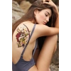 Geçici Kadın Modelli Dövme Tattoo