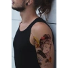 Geçici Kadın Modelli Dövme Tattoo