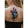 Geçici Kadın Modelli Dövme Tattoo