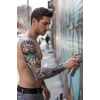 Geçici Kadın Modelli Kol Dövme Tattoo
