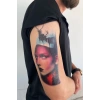 Geçici Kadın ve Geyik Dövme Tattoo