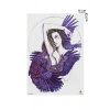 Geçici Kadın ve Kuş Modelli Dövme Tattoo