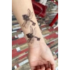 Geçici Kanatlı Anahtar Mini Dövme Tattoo