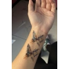Geçici Kelebek Figürlü Dövme Tattoo