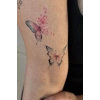 Geçici Kelebek Figürlü Mini Dövme Tattoo