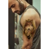 Geçici Kurt Dövme Tattoo
