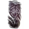 Geçici Kurt Figürlü Dövme Tattoo