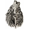 Geçici Kurt Figürlü Dövme Tattoo
