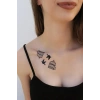 Geçici Kuş Figürlü Mini Dövme