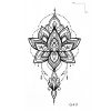 Geçici Lotus Figürlü Mini Dövme Tattoo