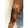 Geçici Tilki Dövme Tattoo