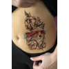 Geçici Tilki Figürlü Dövme Tattoo