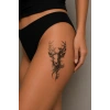 Geyik Dövme Geçici Tattoo