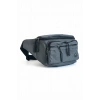 Gri Renk Erkek Bel Çantası