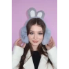 Gri Renk Peluş Kulaklık