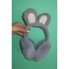 Gri Renk Peluş Kulaklık