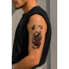 Gül Kuş Dövme Geçici Tattoo