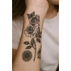 Gül Mini Geçici Dövme Tattoo
