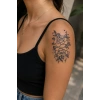 Gül Sonradan Kararan Yarı Kalıcı Geçici Dövme Tattoo