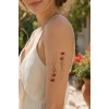 Gül ve El Geçici Dövme Tattoo