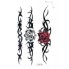 Güllü Tribal Mini Geçici Dövme Tattoo
