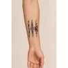 Güllü Tribal Mini Geçici Dövme Tattoo