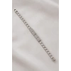 Gümüş Renk 14K Altın Kaplama Taşlı Bileklik