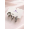 Gümüş Renk 3lü YSX Küpe Set
