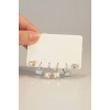 Gümüş Renk 6lı Taş Detaylı Set Küpe