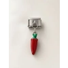 Gümüş Renk Biber Figürlü Çelik Nomination Charm (Tek)