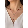 Gümüş Renk Biber Figürlü  Çelik Y Kolye