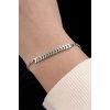 Gümüş Renk Çelik Bileklik (Unisex)