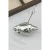 Gümüş Renk Deniz Kabuğu Figürlü Metal Mandal Toka