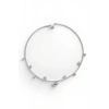 Gümüş Renk Göz Figürlü Taş Detaylı Choker Kolye
