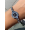 Gümüş Renk Hayat Ağacı Figürlü Çelik Bileklik