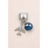 Gümüş Renk Karışık Figürlü Çelik Nomination Charm (Tek)