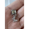 Gümüş Renk Kelebek Figürlü Çelik Nomination Charm (Tek)