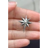 Gümüş Renk Kuzey Yıldızı Figürlü Ajda Charm / Kolye/ Bileklik Ucu