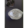 Gümüş Renk Taş Detaylı Göz Figürlü 3D Telefon Tutacağı
