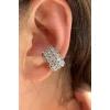 Gümüş Renk Taş Detaylı YSX Kulak Aksesuarı